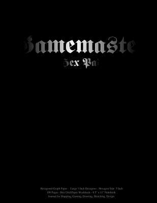 Read Online Gamemaster Hex Pad: Hexagonal Graph Paper: Large 1 Inch Hexagons: Hexagon Side .5 Inch 100 Pages Hex Grid Paper Workbook 8.5 X 11 Notebook Journal for Mapping Gaming Drawing Sketching Design: Large Diagonally Aligned Hexagons with 1/2 Inch Sides - Merch Edge file in ePub