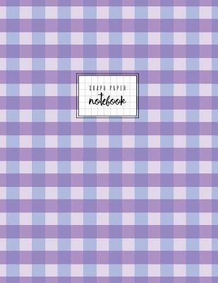 Download Graph Paper Notebook: Violet Blue, Square Grid Journal, Gingham Check, Letter Size, Basic, 110 Pages. -  file in PDF