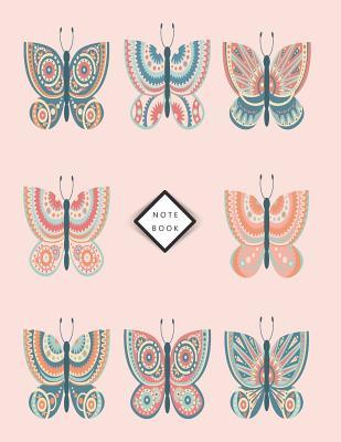 Download Notebook: Butterfly Collection on Pink Cover and Dot Graph Line Sketch Pages, Extra Large (8.5 X 11) Inches, 110 Pages, White Paper, Sketch, Draw and Paint -  file in PDF