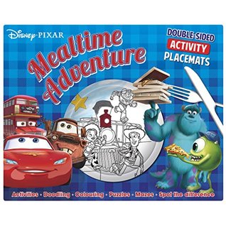 Read Online Disney Pixar Mealtime Adventure: Double-Sided Activity Placemats. Activities. Doodling. Colouring. Puzzles. Mazes. Spot the Difference: Double-sided difference (Disney Dine & Doodle Placemat) - Parragon Books | PDF