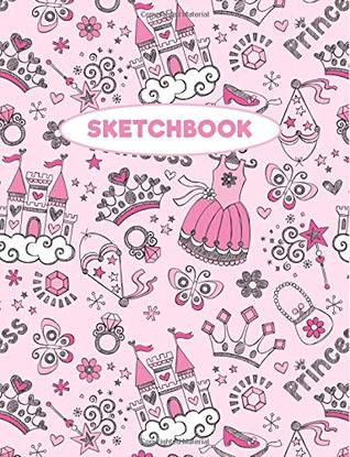 Read Online Princess Sketchbook: Pink Princess Pattern: 120 Pages of 8.5 X 11 Blank Paper for Drawing, Sketching and Doodling - Atlas Sketch Pads file in PDF