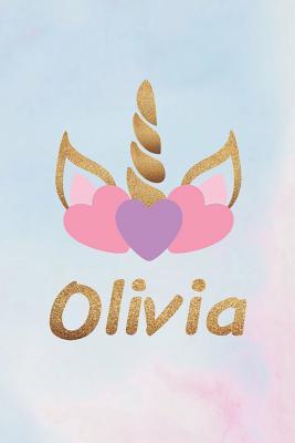 Read Olivia: Personalized First Name Unicorn Gift Birthday Girl Notebook Journal 104 Pages -  | ePub