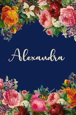 Read Alexandra: Personalized Name Floral Design Matte Soft Cover Notebook Journal to Write In. 120 Blank Lined Pages -  file in PDF