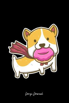 Read Corgi Journal: Lined Journal - Corgi hero Donut Cute Blue Pet Dog Lover Gift - Black Ruled Diary, Prayer, Gratitude, Writing, Travel, Notebook For Men Women - 6x9 120 pages - Boredkoalas Corgi Journals file in ePub