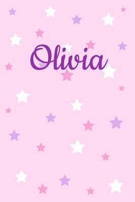Download Olivia: First Name Personalized Notebook College Ruled Journal. Pastel Pink Writing Diary with Stars Pattern for Girls and Women - Namester Publishing file in PDF