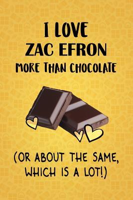 Download I Love Zac Efron More Than Chocolate (Or About The Same, Which Is A Lot!): Zac Efron Designer Notebook - Gorgeous Gift Books file in ePub