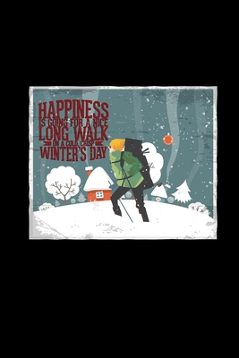 Full Download Happiness is going for a long walk winter: 6x9 NORDIC WALK dotgrid dot grid paper notebook notes -  | ePub